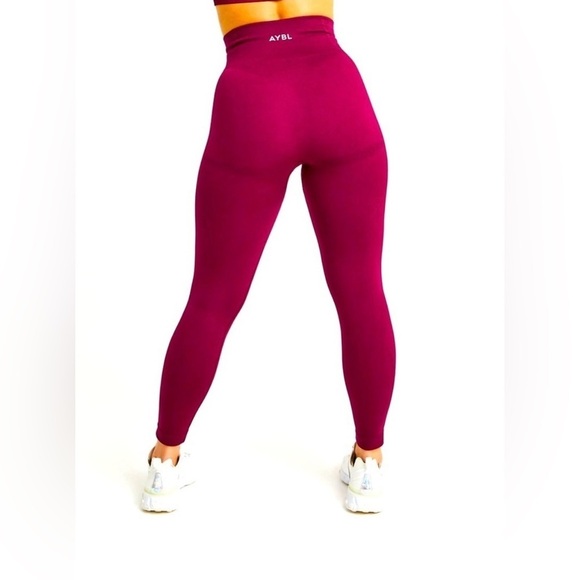 AYBL Balance V2‎ Seamless Contour / Hi- Rise Leggings Size XS Color Wine - Picture 2 of 10
